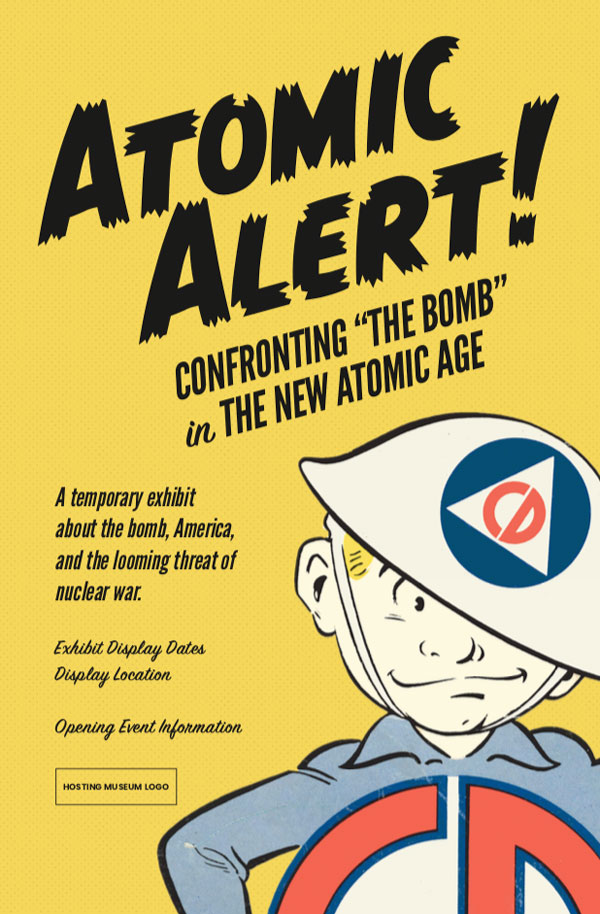 Atomic Alert! promotional poster to be used by hosting organizations.
