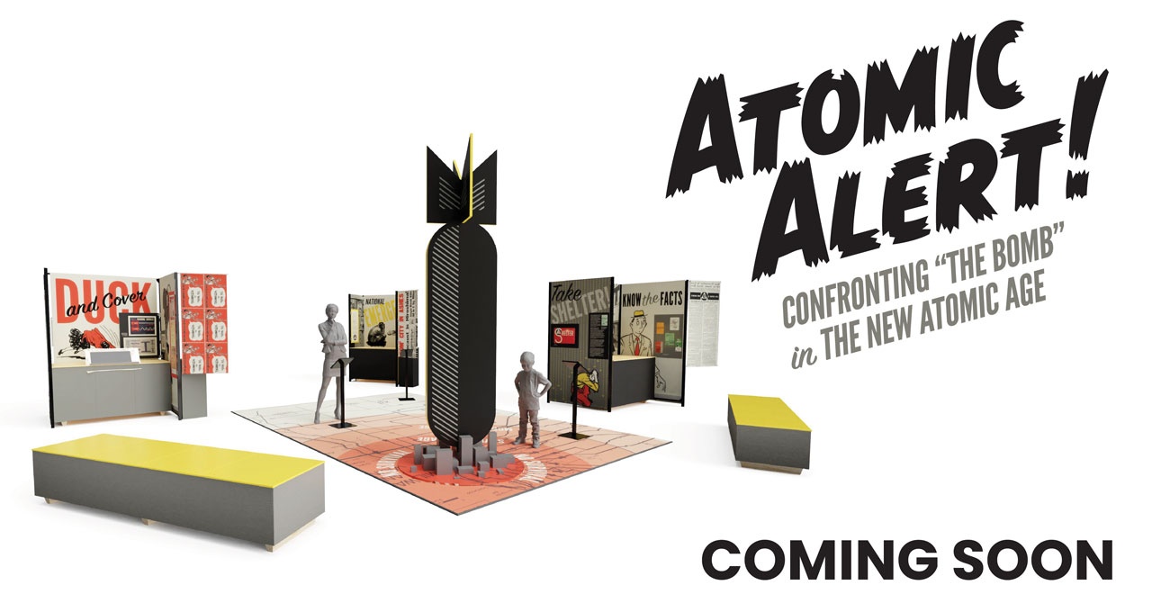 Atomic Alert! promotional image optimized for Facebook.