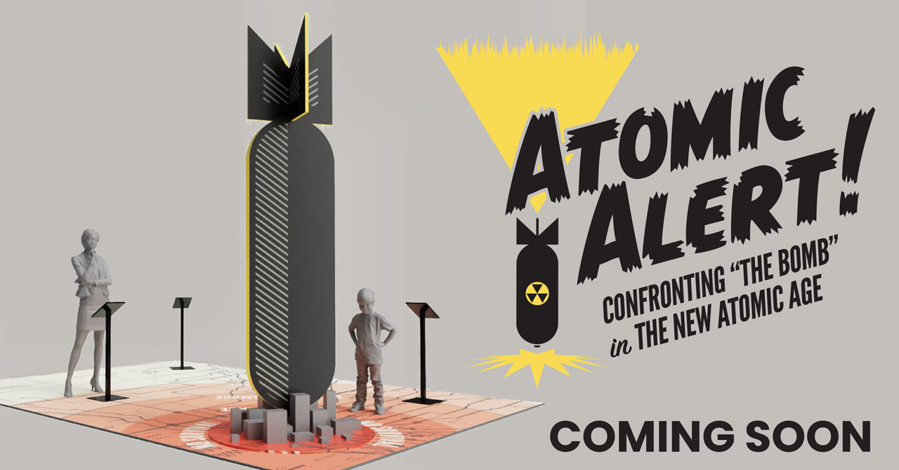 Atomic Alert! promotional image optimized for Facebook.