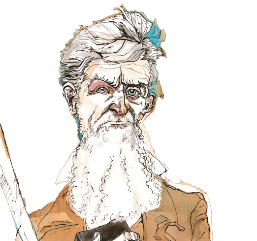 Brad Sneed illustration of John Brown